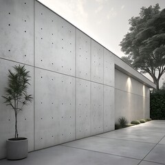 modern office building with a door