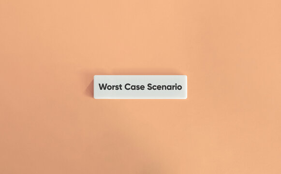Worst Case Scenario Text on Soft Pink Background