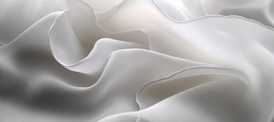 Obraz premium Soft Silk Fabric Flowing Smoothly, Elegant Texture and Draping Surface Create an Abstract Background