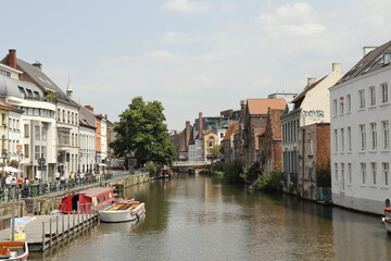 Naklejka premium river in belgium