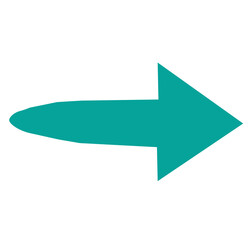 vector arrow icon on white background