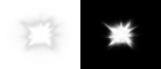 Starburst light effect PNG overlay to enhance creative projects with a transparent background for a vivid touch