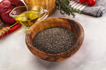 Vegan cuisine - Chia seeds for cooking