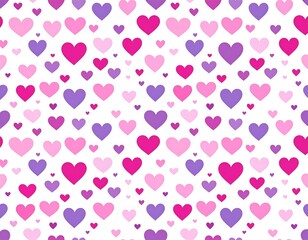 Whimsical Hearts Pattern: A Celebration of Love and Affection Design