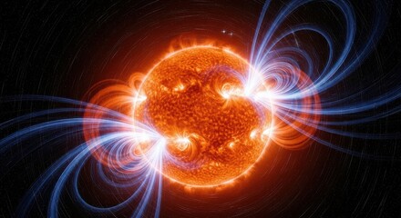 The Sun's Intense Magnetic Activity Fueling Cosmic Phenomena