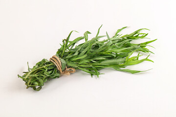 Green estragon branches for cooking