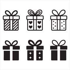 Set of colorful gift boxes vector illustration for celebration and holidays