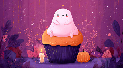 cupcake ghost