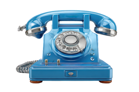 Vintage Blue Telephone