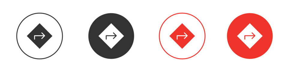 Directions icon symbol in black. icon design vector stock