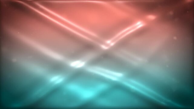 Liquid Satin Smoothy Gradient from Coral to Teal