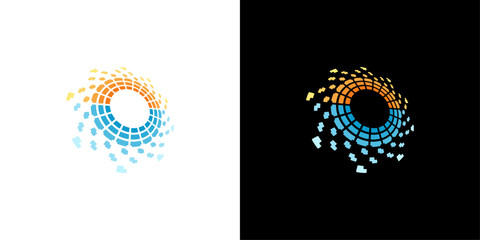 SOLAR PANEL LOGO - MODERN TECH