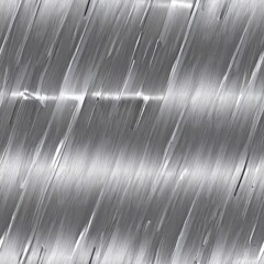 Seamless brushed metal texture, shiny silver steel surface background