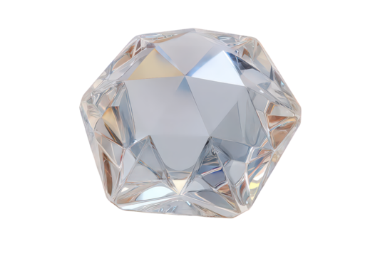 Octagonal Diamond Gemstone