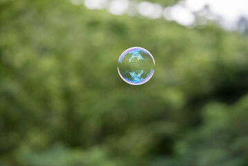 동그란 비눗방울