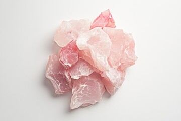 Fresh raw grouper fish fillet chunks for healthy meal preparation diet