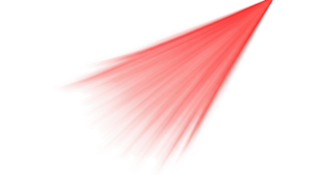 Red Laser Beam on White Background | Abstract Technology Effect for Presentation, Design Element, and Futuristic Concepts
