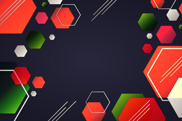 A Multi-Layered Geometric Hexagon Composition