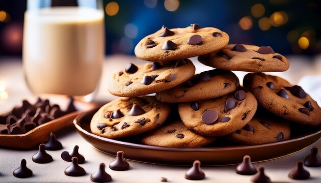 indulge in the irresistible delight of chocolate chip cookies on national chocolate chip day