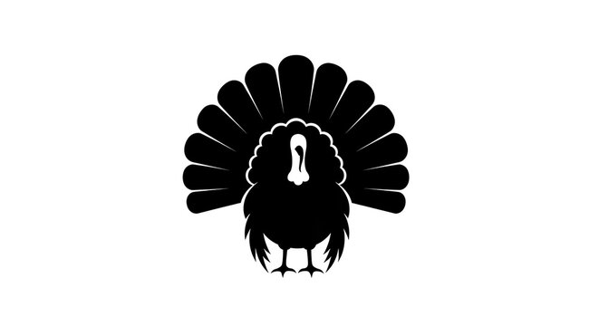 Turkey silhouette illustration