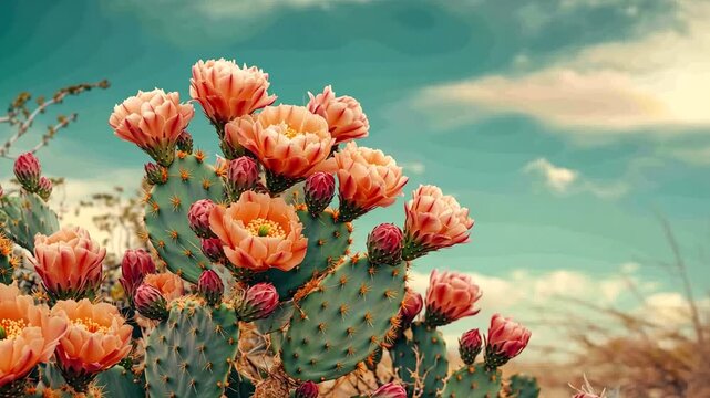 Cactus blossoms