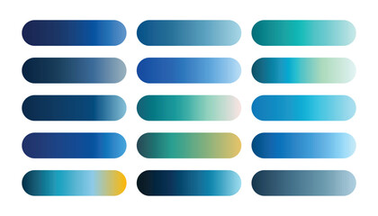 Obraz premium Metallic Ocean Blue Gradient Pack