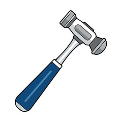 Ball Peen Hammer Vector Illustration Graphic