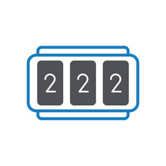 Slot Game Vector icon which can easily modify or edit