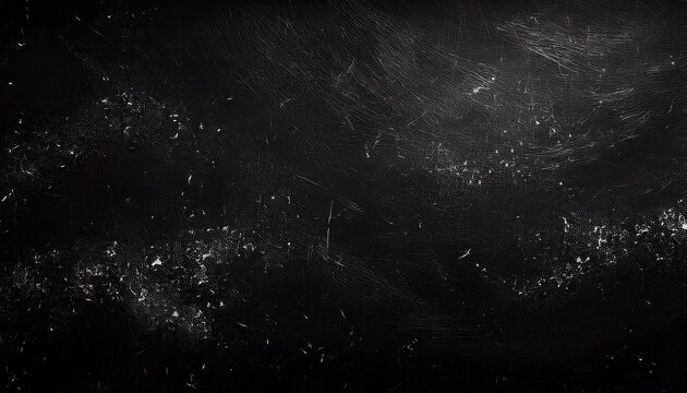grunge style scratched black background with tiny white dust flecks adding an old look