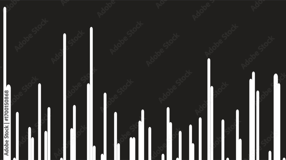 Poster elegant curved wave lines – abstract minimal vector design
