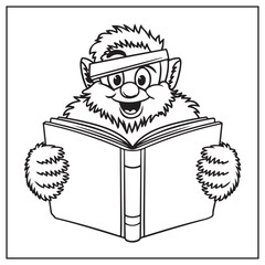 Adorable Creepy Monsters Coloring Pages