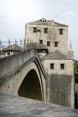 Scenic View of Old Bridge in Mostar
