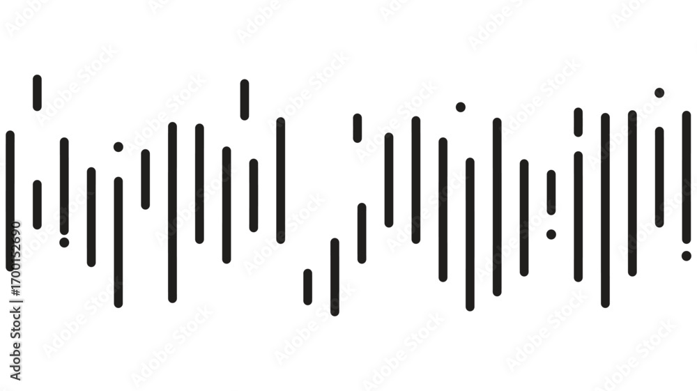 Poster abstract wavy line vector background – minimal elegant white design