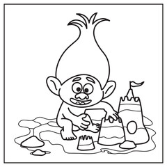 Adorable Creepy Monsters Coloring Pages