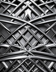 Abstract metallic grid pattern (1)