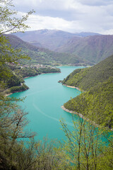Fototapeta premium lake in the mountains