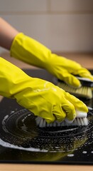 Gleaming Black, Sunny Yellow