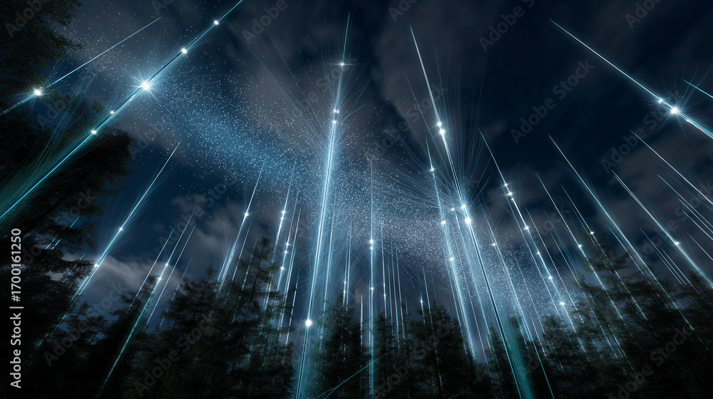 Aufkleber 6g. data speed. quantum communication. 3d antenna array design for ultra-speed communication technol