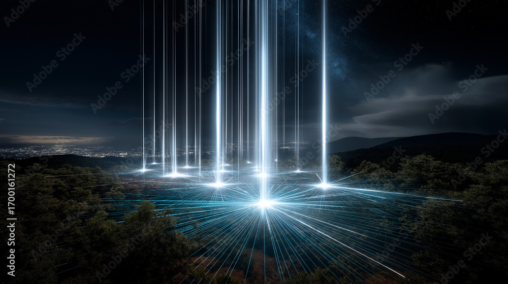 Poster 6g. data speed. quantum communication. cutting-edge 3d antenna array technology for ultra-speed wire