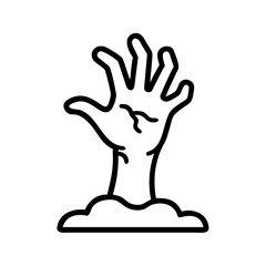 Silhouette of a person's hand with fingers forming a stop sign on a black background
