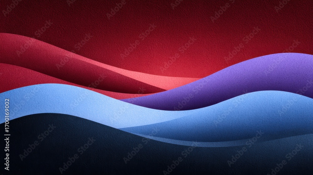 Poster intricate waves of dark red and blue noise texture create a mesmerizing visual experience in a grain