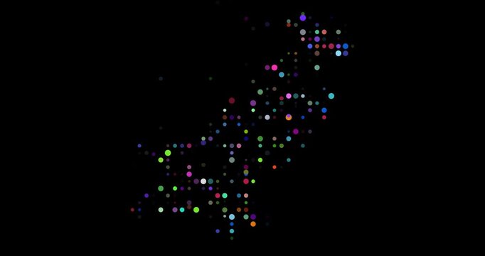 Modern Circle Visualization Of Pakistan Nation