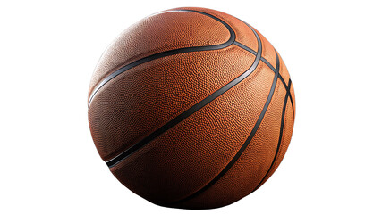 Fototapeta premium basketball isolated on transparent background
