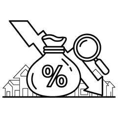 Real estate market downturn with falling interest rates and magnified concerns