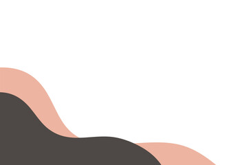 Modern abstract coffee wave decorative background