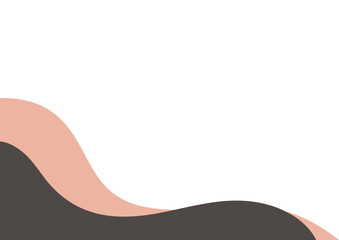 Modern abstract coffee wave decorative background