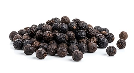 Obraz premium Black Peppercorns Pile Close Up.