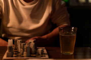 チェスとドリンク