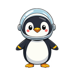 Obraz premium Halloween themed penguin illustration with plain background 