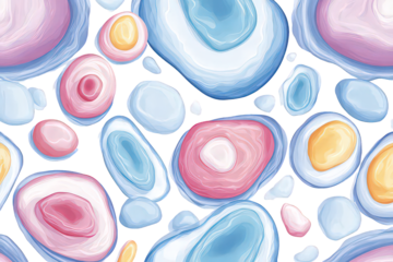 Abstract Colorful Gemstone Pattern Seamless Texture Design